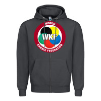 Smoke #world karate federation Zipper Hoodie - linhVisuals