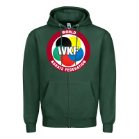 Sports Green #world karate federation Zipper Hoodie - linhVisuals