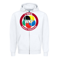 White #world karate federation Zipper Hoodie - linhVisuals