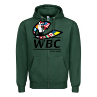 Sports Green #world boxing council Zipper Hoodie - linhVisuals