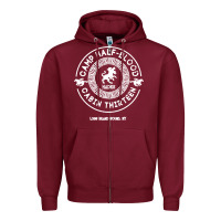 Burgundy cabin thirteen Zipper Hoodie - linhVisuals