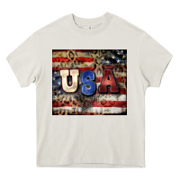 Cream usa Heavy Core Tee - CowGirlArtShop