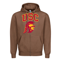 Chestnut #usc Zipper Hoodie - linhVisuals