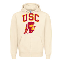 Sandshell #usc Zipper Hoodie - linhVisuals