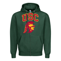 Sports Green #usc Zipper Hoodie - linhVisuals