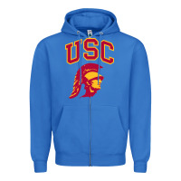 True Royal #usc Zipper Hoodie - linhVisuals