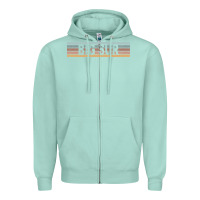 Seafoam big sur california ca usa retro sweatshirt Zipper Hoodie - linhVisuals