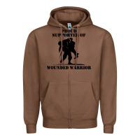 Chestnut wounded war Zipper Hoodie - linhVisuals