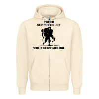 Sandshell wounded war Zipper Hoodie - linhVisuals