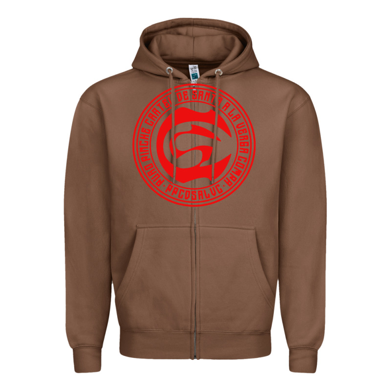 Cartel De Santa Zipper Hoodie by linhVisuals | Teevron