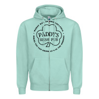 Seafoam paddys irish pub Zipper Hoodie - linhVisuals