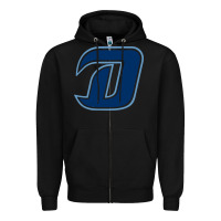 Black NC Dinos Zipper Hoodie - linhVisuals