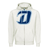 Oatmeal Heather NC Dinos Zipper Hoodie - linhVisuals