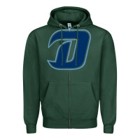 Sports Green NC Dinos Zipper Hoodie - linhVisuals
