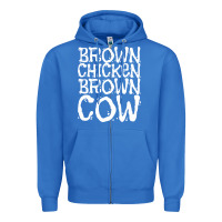 True Royal brown chicken brown cow Zipper Hoodie - linhVisuals