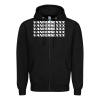 Black club vandersexxx Zipper Hoodie - linhVisuals