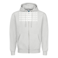 Dove Grey club vandersexxx Zipper Hoodie - linhVisuals