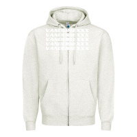 Oatmeal Heather club vandersexxx Zipper Hoodie - linhVisuals