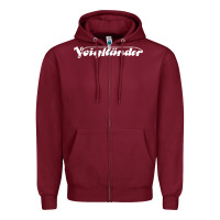 Burgundy Voigtländer Zipper Hoodie - linhVisuals