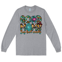 Heather Grey Good Moms Say Bad Words Long Sleeve Tee - CowhideDigitalArt