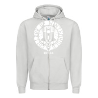 Dove Grey college of winterhold Zipper Hoodie - linhVisuals