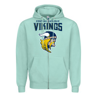 Seafoam central catholic high school (pittsburgh) Zipper Hoodie - linhVisuals