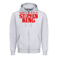 Heather Grey based on the novel Zipper Hoodie - linhVisuals