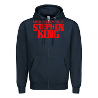 Navy based on the novel Zipper Hoodie - linhVisuals