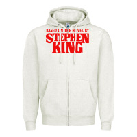 Oatmeal Heather based on the novel Zipper Hoodie - linhVisuals