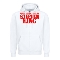 White based on the novel Zipper Hoodie - linhVisuals