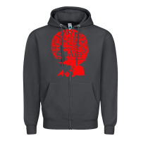 Smoke angela davis political activist Zipper Hoodie - linhVisuals