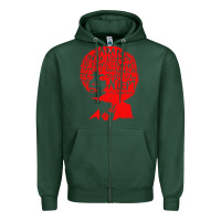 Sports Green angela davis political activist Zipper Hoodie - linhVisuals