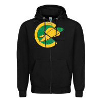 Black california golden seals Zipper Hoodie - linhVisuals