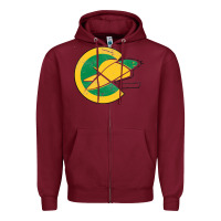 Burgundy california golden seals Zipper Hoodie - linhVisuals