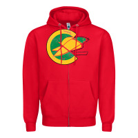 Red california golden seals Zipper Hoodie - linhVisuals