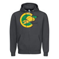 Smoke california golden seals Zipper Hoodie - linhVisuals