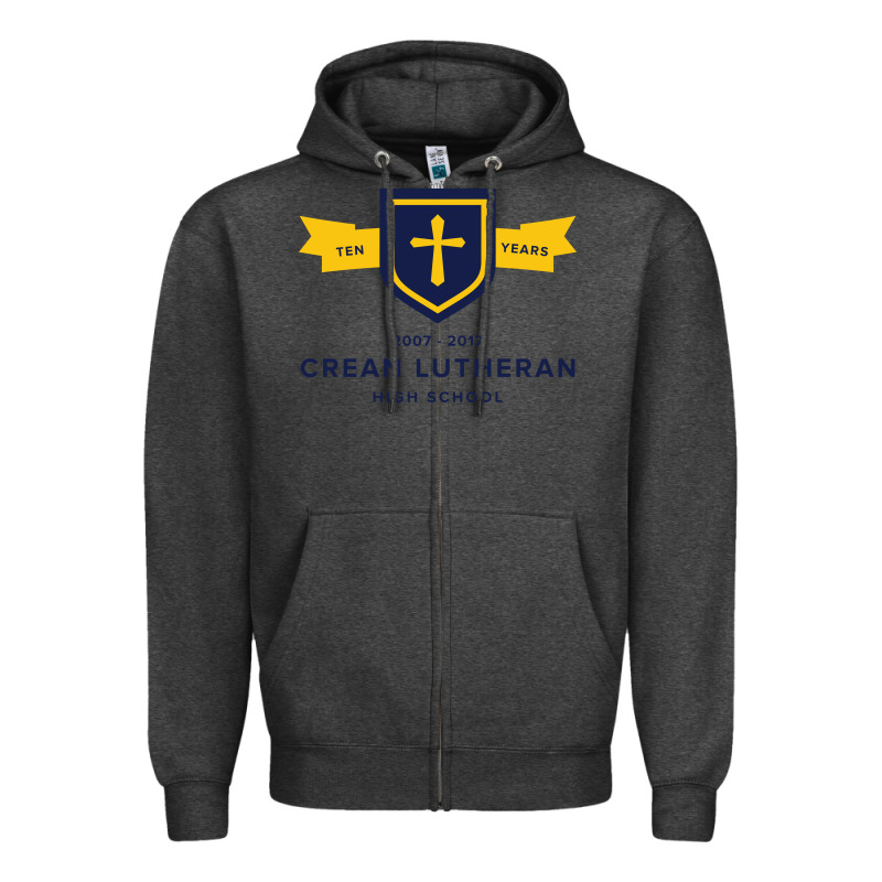Crean Lutheran High School Zipper Hoodie by linhVisuals | Teevron