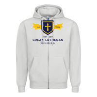 Dove Grey crean lutheran high school Zipper Hoodie - linhVisuals