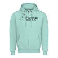 Seafoam studio ghibli2 Zipper Hoodie - linhVisuals