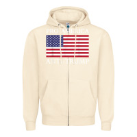 Sandshell pro america anti trump shirt   american usa flag resist t shirt Zipper Hoodie - linhVisuals