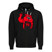 Black glynn academy mascot Zipper Hoodie - linhVisuals