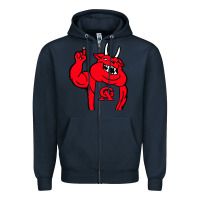 Navy glynn academy mascot Zipper Hoodie - linhVisuals