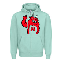 Seafoam glynn academy mascot Zipper Hoodie - linhVisuals