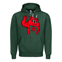 Sports Green glynn academy mascot Zipper Hoodie - linhVisuals