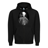 Black comte de saint germain occultist philosopher Zipper Hoodie - linhVisuals