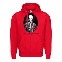 Red comte de saint germain occultist philosopher Zipper Hoodie - linhVisuals