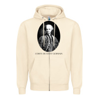 Sandshell comte de saint germain occultist philosopher Zipper Hoodie - linhVisuals