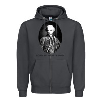 Smoke comte de saint germain occultist philosopher Zipper Hoodie - linhVisuals