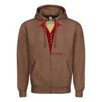 Chestnut scarface Zipper Hoodie - linhVisuals