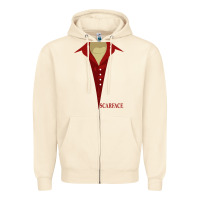 Sandshell scarface Zipper Hoodie - linhVisuals